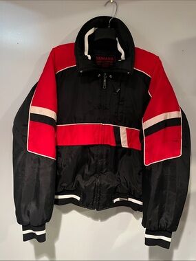 Yamaha Black Red and White Performance Riding Jacket